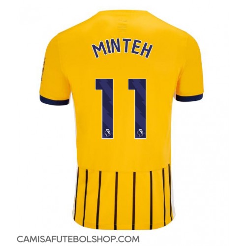 Camisa de time de futebol Brighton Yankuba Minteh #11 Replicas 3º Equipamento 2025-26 Manga Curta